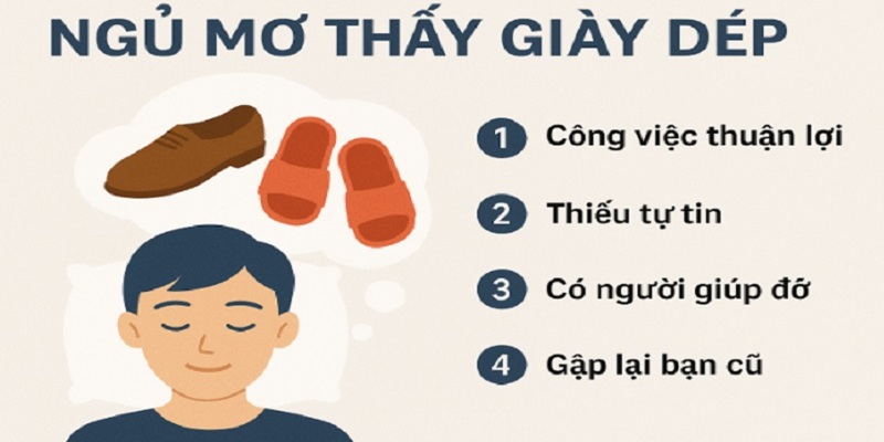 Mơ thấy đôi dép mang lại nhiều số may mắn